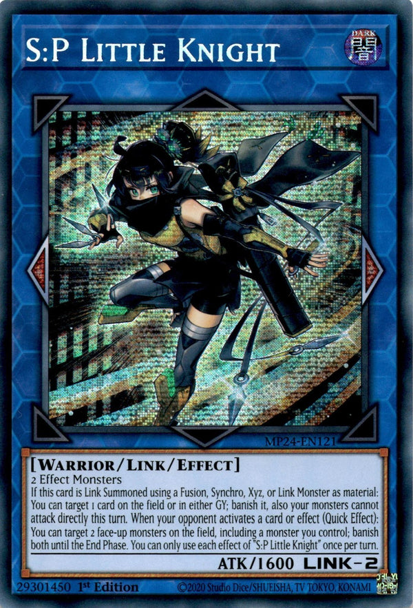 Yugioh S:P Little Knight MP24-EN121 Secret Rare 1st Edition NM