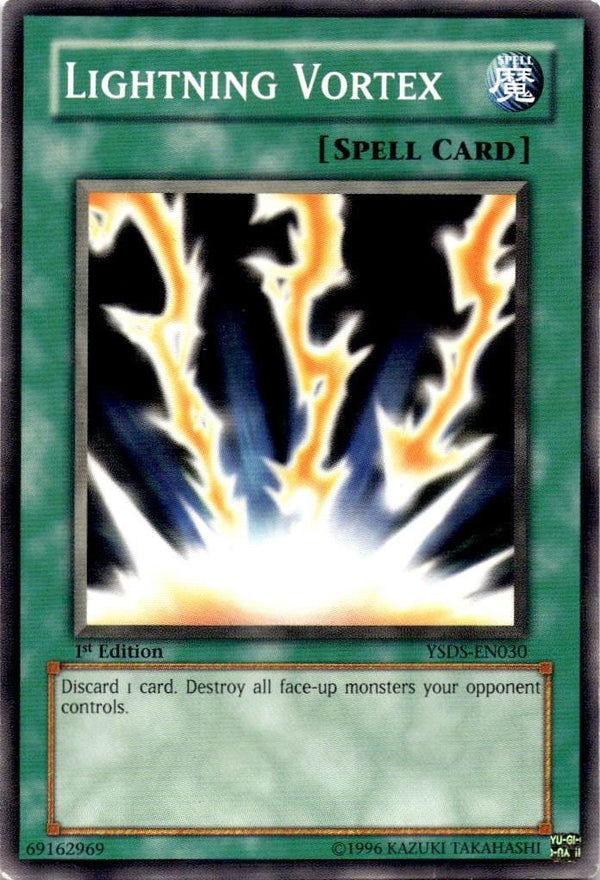 Yugioh Lightning Vortex YSDS-EN030 Common 1st Edition LP
