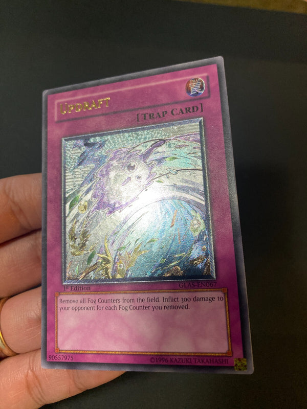 Yugioh Updraft GLAS-EN067 Ultimate Rare 1st Edition Euro LP