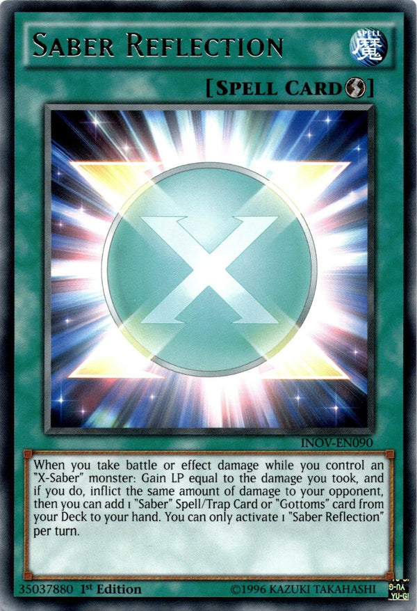 Yugioh Saber Reflection INOV-EN090 Rare 1st Edition NM