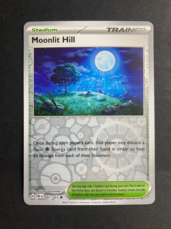 Pokemon Moonlit Hill 081/091 Padean Fates Reverse Holo NM