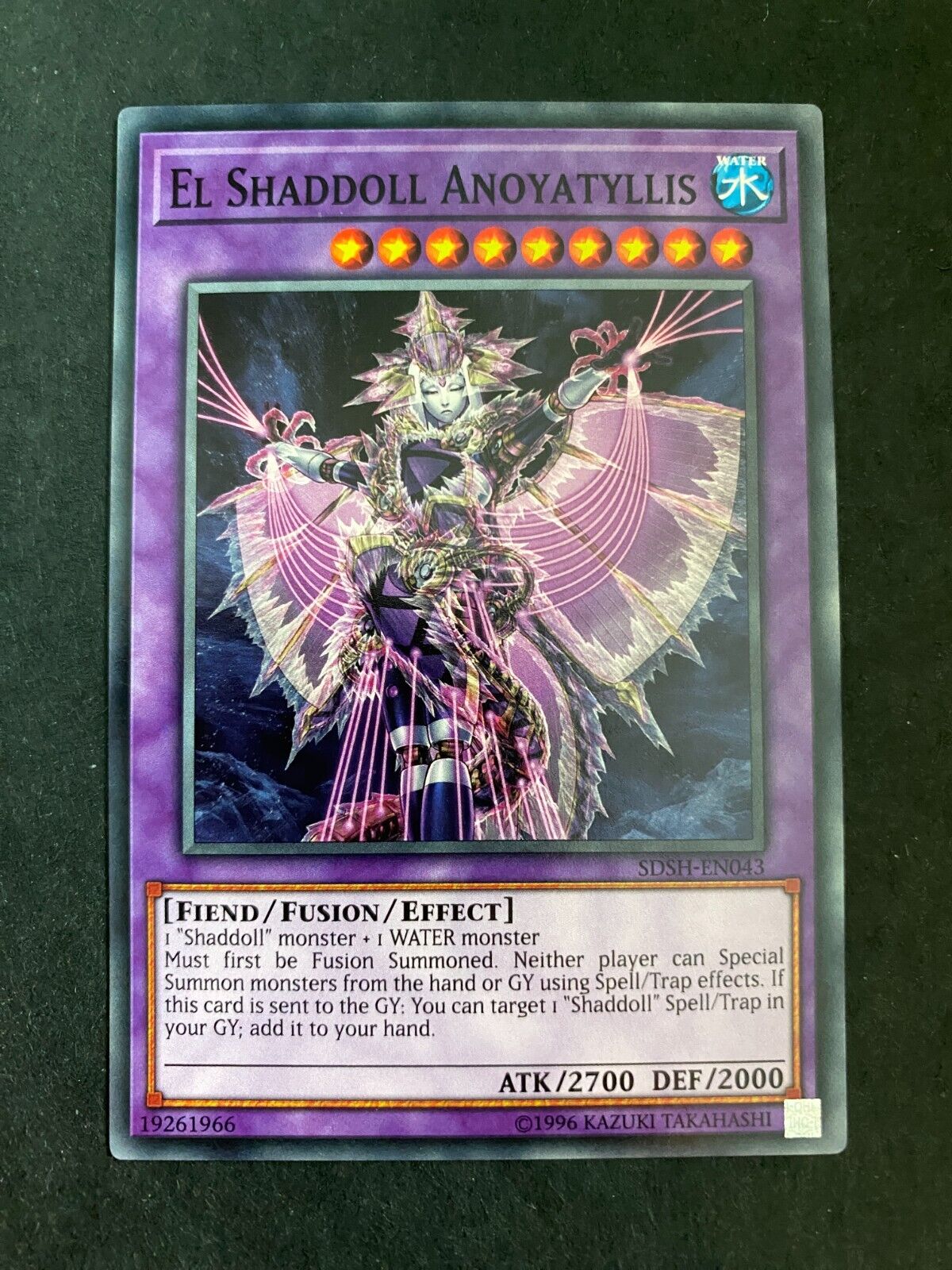 Yugioh El Shaddoll Anoyatyllis SDSH-EN043 Common 1st Edition NM