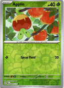 Pokemon Applin 009/131 Prismatic Evolutions Reverse Holo NM
