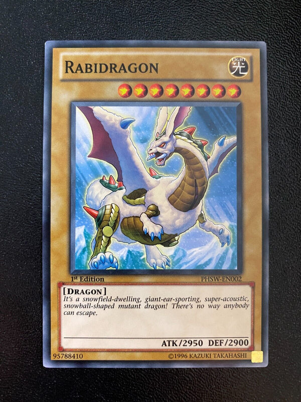 Yugioh Rabidragon PHSW-EN002 Common 1st Edition NM