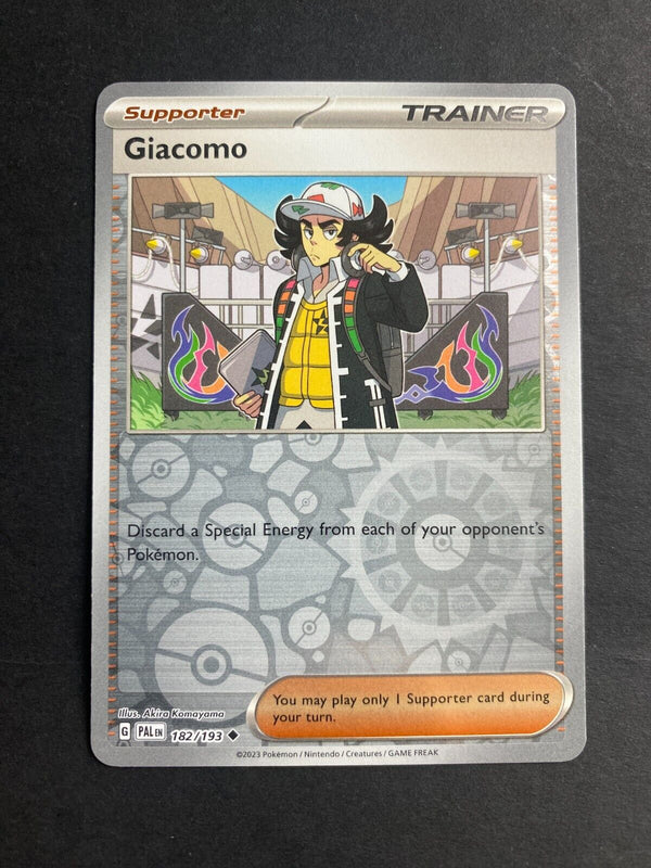 Pokemon Giacomo 182/193 Paldea Evolved Reverse Holo NM