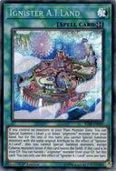 Yugioh Ignister A.I.Land IGAS-EN050 Secret Rare 1st Edition LP