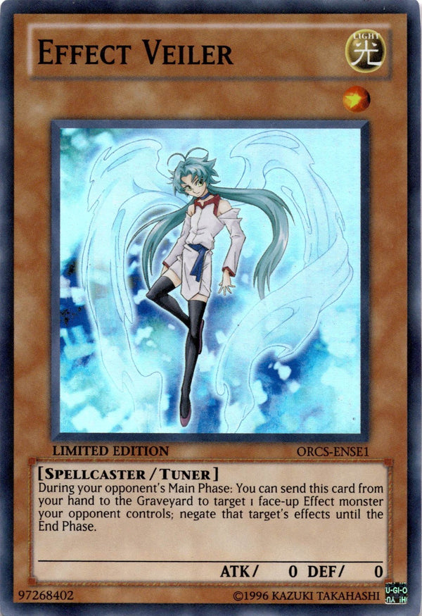 Yugioh Effect Veiler ORCS-ENSE1 Super Rare Limited Edition VLP/NM
