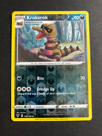 Pokemon Krokorok 108/185 Vivid Voltage Reverse Holo NM