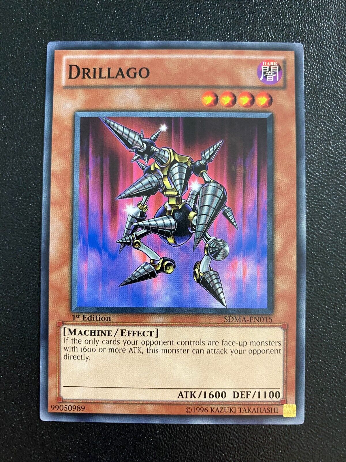 Yugioh Drillago SDMA-EN015 Common 1st Edition NM