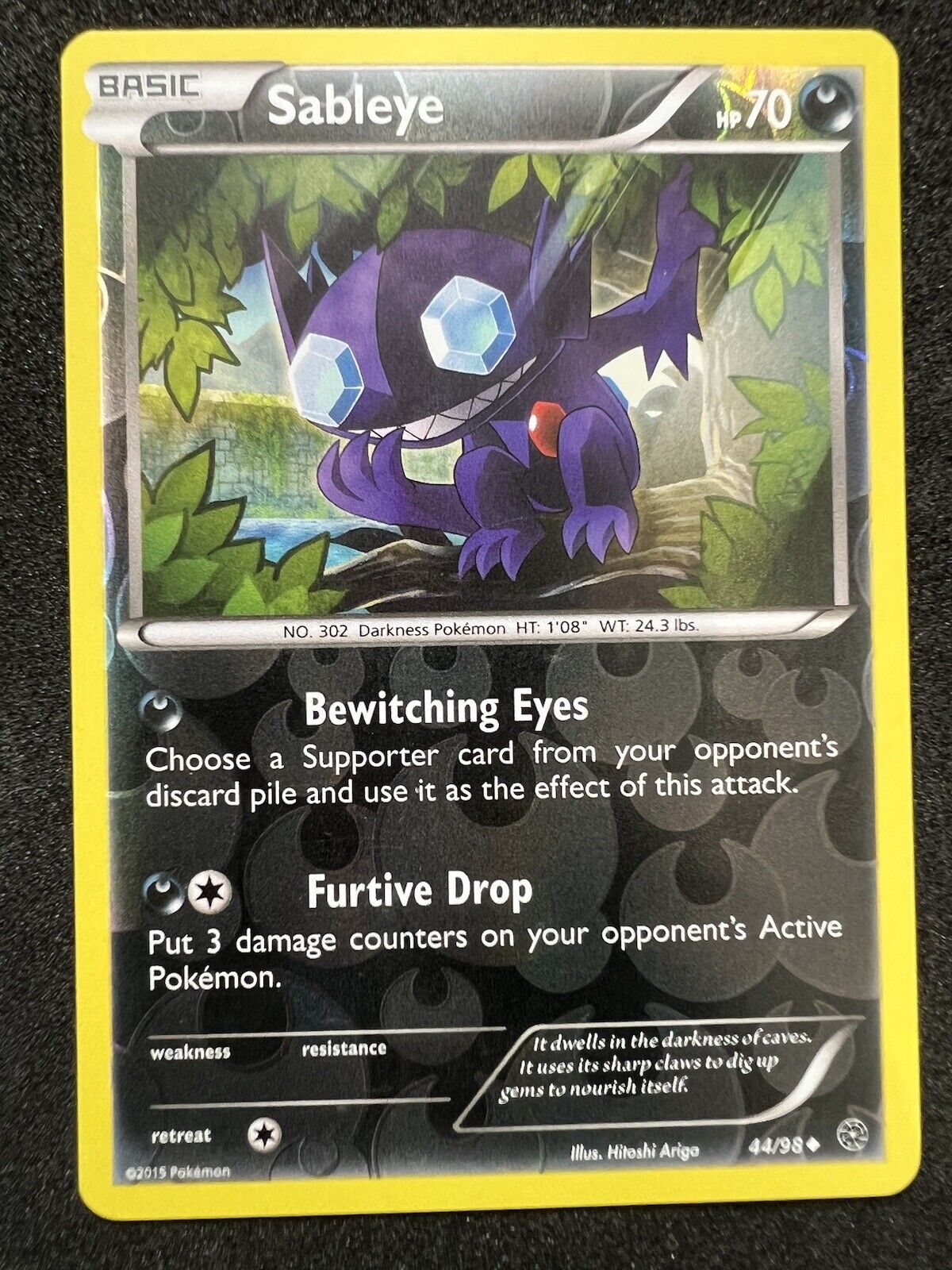 Pokemon Sableye 44/98 XY Ancient Origins Reverse Holo NM