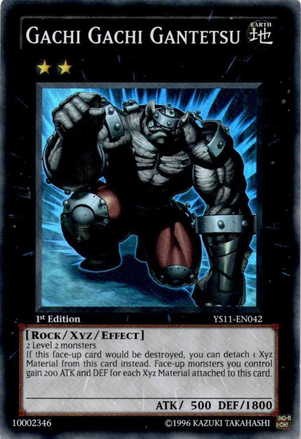 Yugioh Gachi Gachi Gantetsu YS11-EN042 Super Rare 1st Edition NM