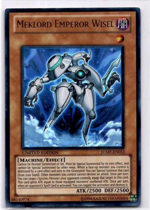 Yugioh Meklord Emperor Wisel JUMP-EN053 Ultra Rare 1st Edition NM