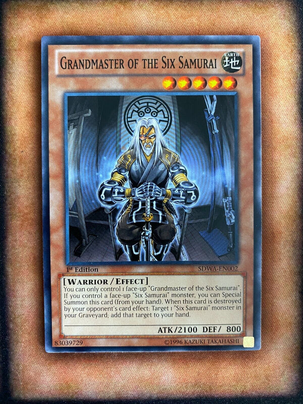 Yugioh Grandmaster of the Six Samurai SDWA-EN002 Common 1st Edition NM/MINT