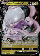 Pokemon Hisuian Goodra V 135/196 Lost Origin Full Art Holo NM