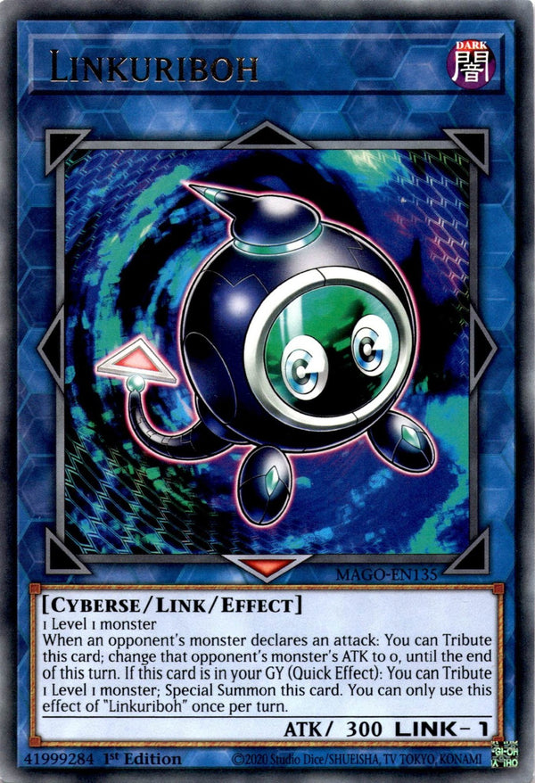 Yugioh Linkuriboh MAGO-EN135 Gold Rare 1st Edition NM