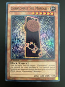 Yugioh Chronomaly Sol Monolith NUMH-EN004 1st Edition Super Rare LP