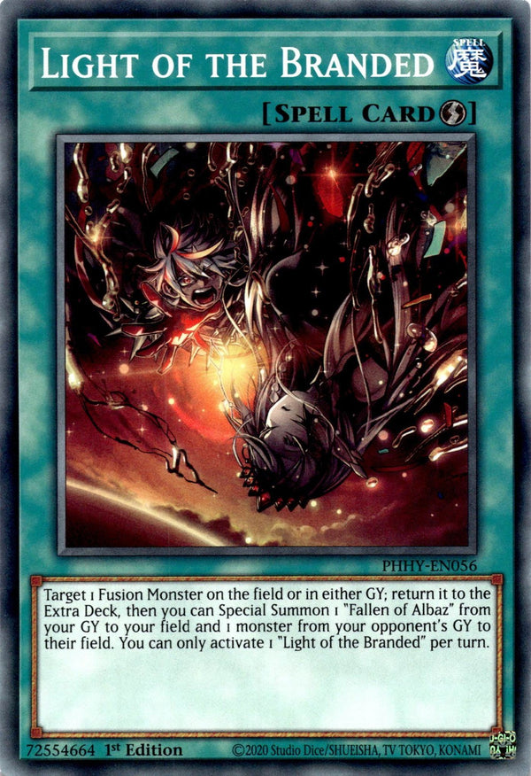 Yugioh Light of the Branded PHHY-EN056 Common 1st Edition VLP/NM