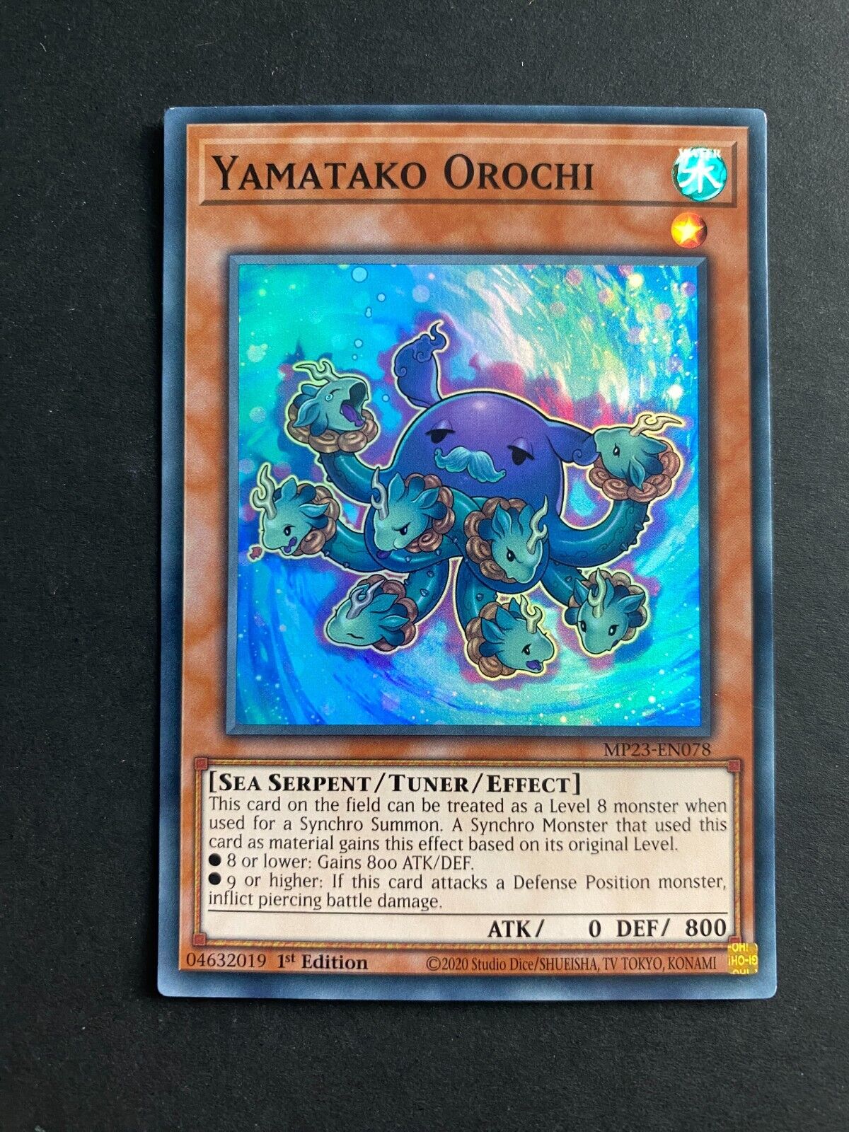 Yugioh Yamatako Orochi MP23-EN078 Super Rare 1st Edition VLP/NM