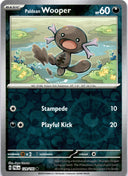 Pokemon Paldean Wooper 129/193 Paldea Evolved Reverse Holo NM
