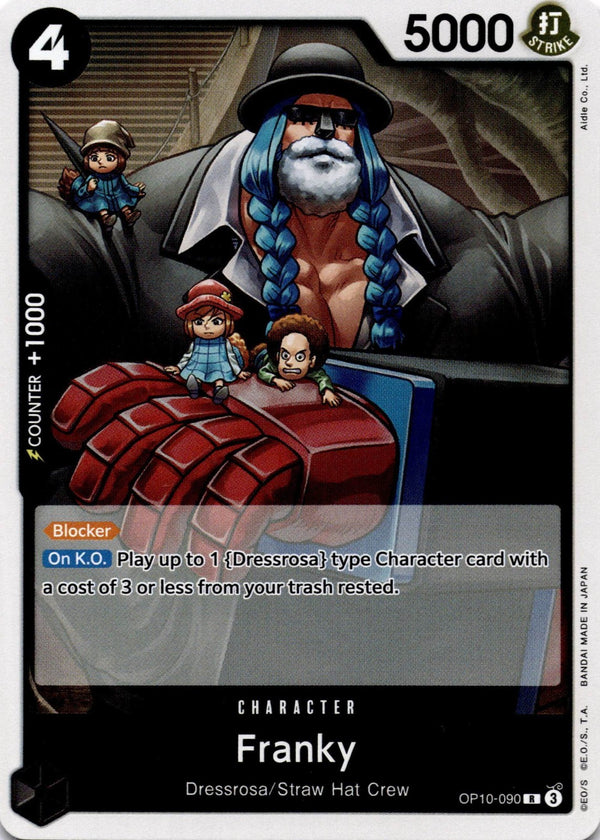 One Piece Franky OP10-090 Royal Blood R NM