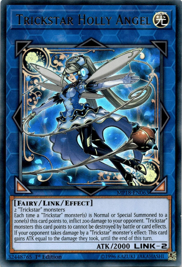 Yugioh Trickstar Holly Angel MP18-EN063 Ultra Rare 1st Edition NM