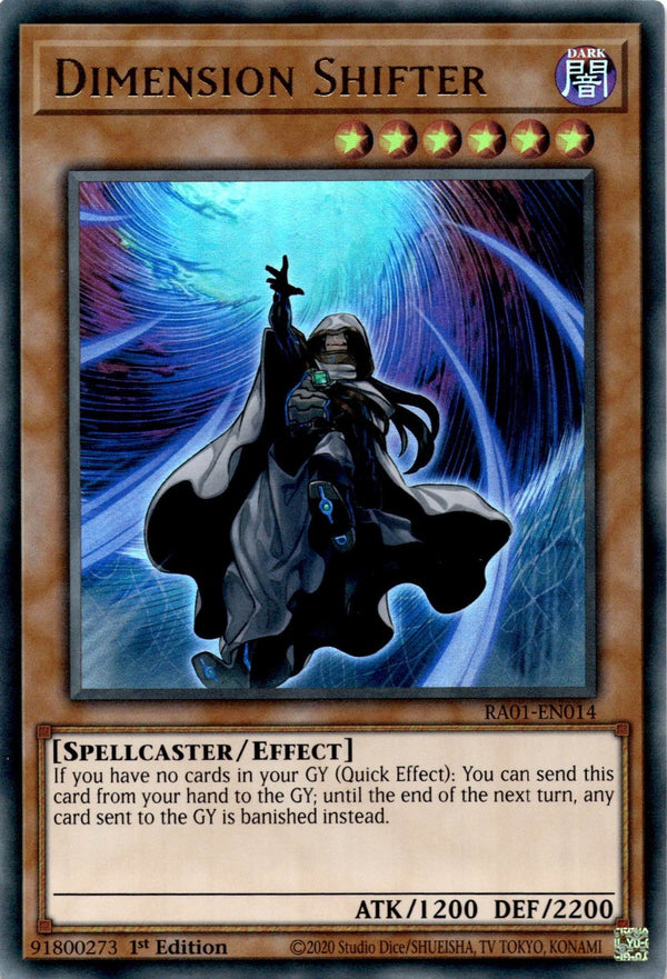 Yugioh Dimension Shifter RA01-EN014 Ultra Rare 1st Edition NM