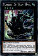 Yugioh Number 106: Giant Hand LED9-EN053 Super Rare 1st Edition NM