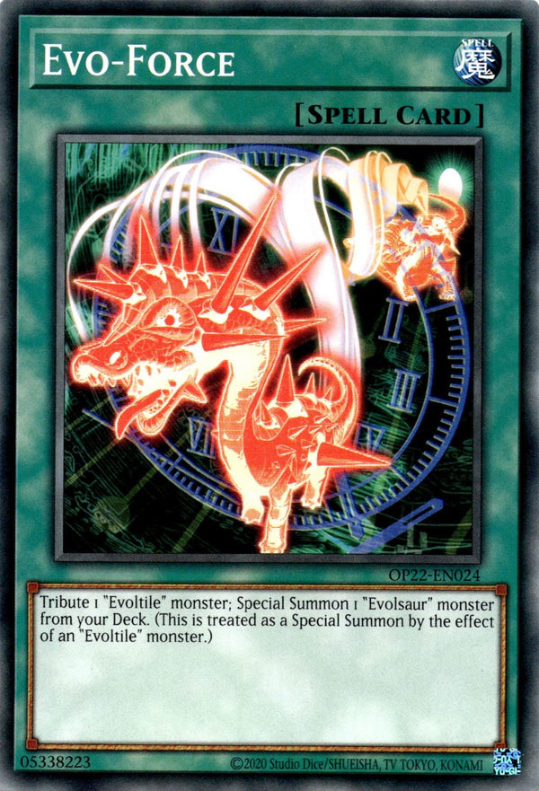 Yugioh Evo-Force OP22-EN024 Common Unlimited Edition NM