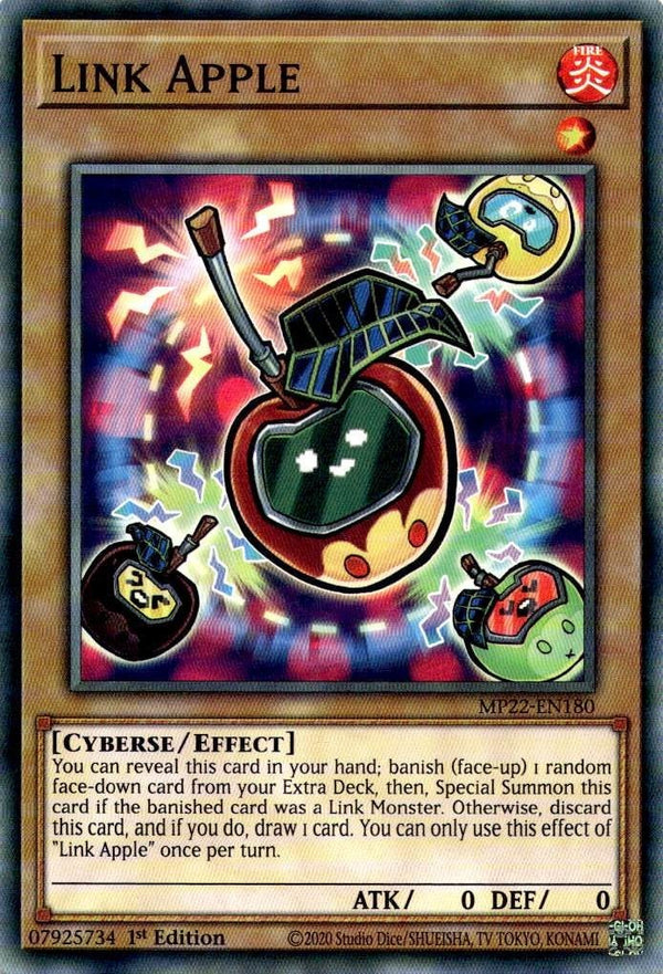 Yugioh Link Apple MP22-EN180 Common 1st Edition NM