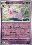 Pokemon Espeon 086/197 Obsidian Flames Reverse Holo NM