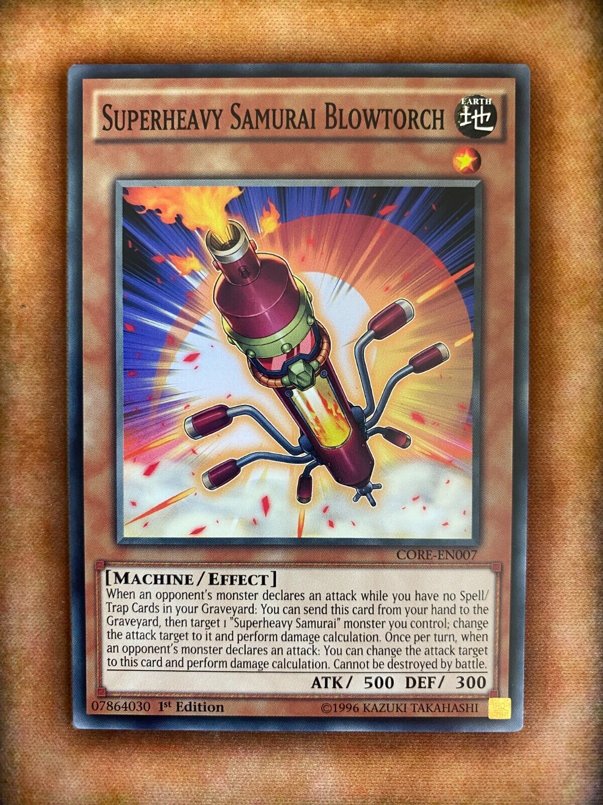 Yugioh Superheavy Samurai Blowtorch CORE-EN007 Common 1st Edition NM/MINT