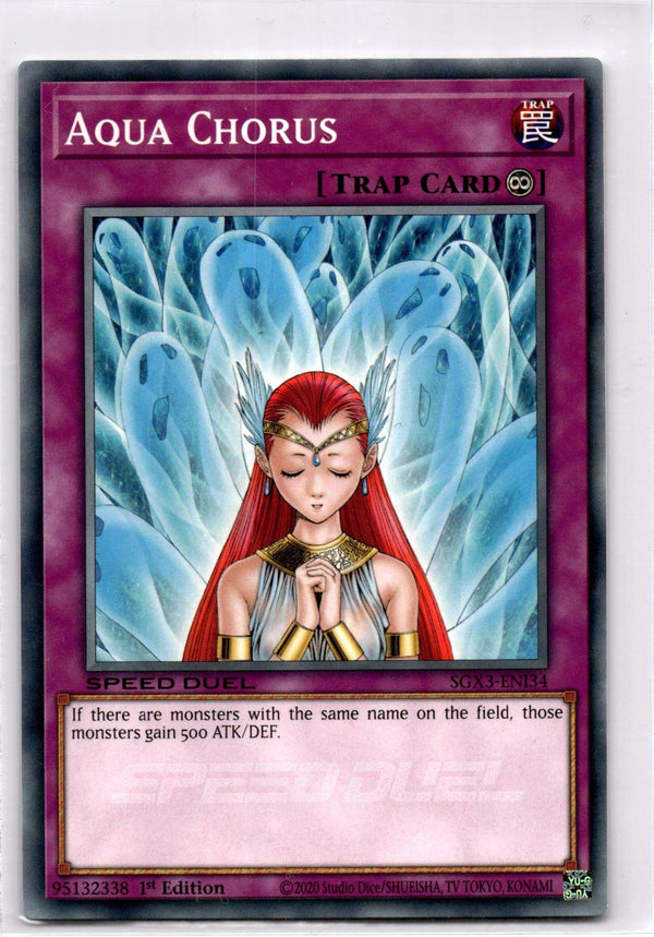 Yugioh Aqua Chorus SGX3-ENI34 Speed Duel Common 1st Edition NM