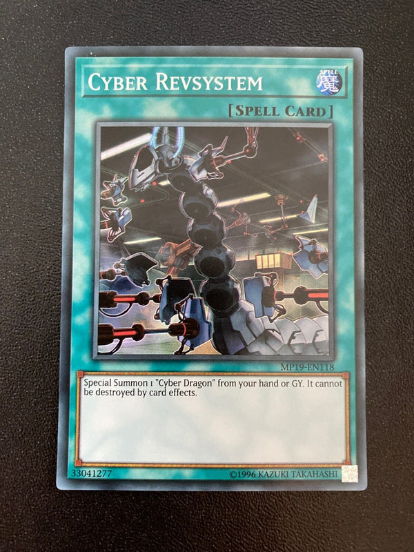 Yugioh Cyber Revsystem MP19-EN118 Super Rare Unlimited Edition VLP/NM