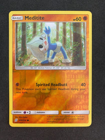 Pokemon Meditite 109/236 Unified Minds Reverse Holo NM