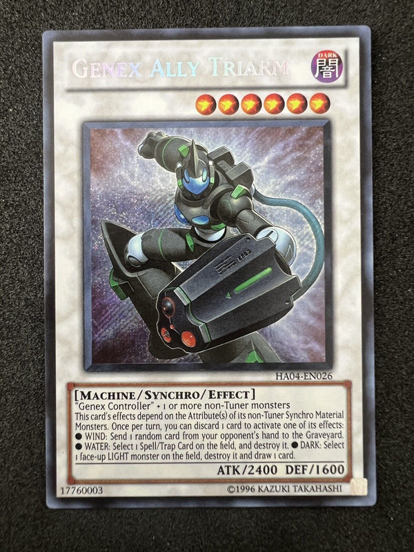 Yugioh Genex Ally Triarm HA04-EN026 Secret Rare Unlimited NM