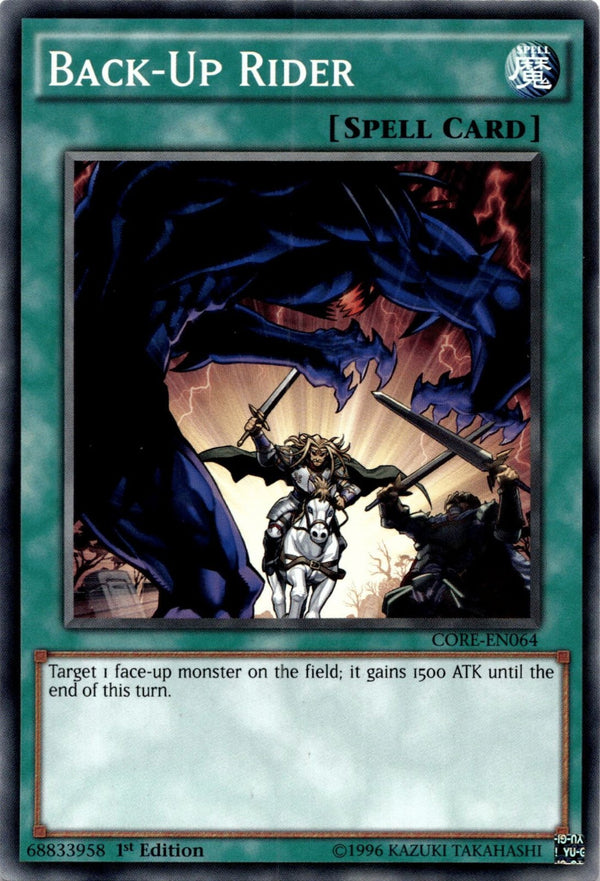 Yugioh Back-Up Rider CORE-EN064 Common 1st Edition NM