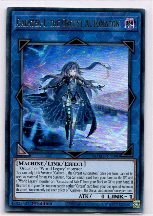 Yugioh Galatea-I, the Orcust Automaton MAMO-EN090 Ultra Rare 1st Edition NM