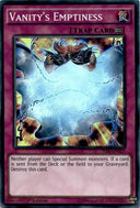 Yugioh Vanity's Emptiness THSF-EN059 Super Rare 1st Edition VLP/NM