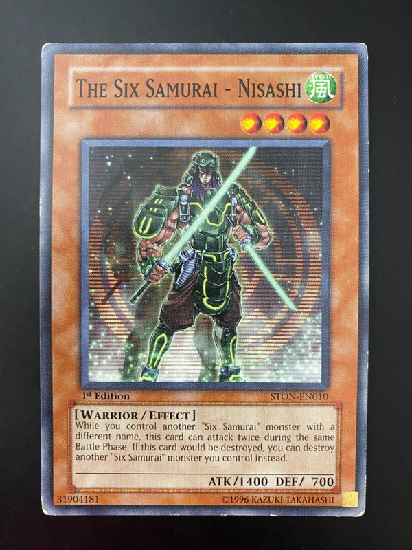 Yugioh The Six Samurai - Nisashi STON-EN010 Common 1st Edition HP