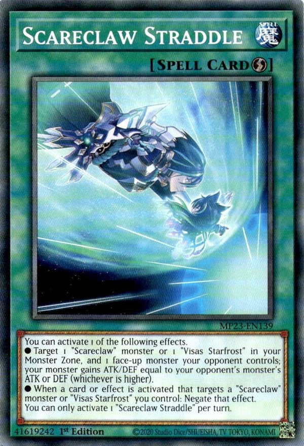 Yugioh Scareclaw Straddle MP23-EN139 Common 1st Edition NM