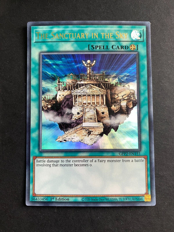 Yugioh The Sanctuary in the Sky GFP2-EN151 Ultra Rare 1st Edition MP