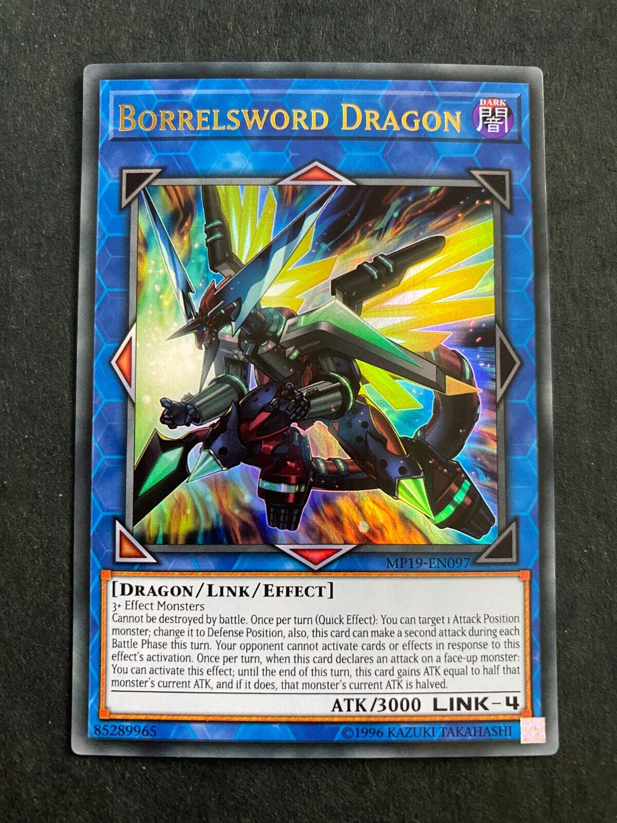 Yugioh Borrelsword Dragon MP19-EN097 Ultra Rare 1st Edition NM