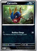 Pokemon Carvanha 060/094 Phantasmal Flames Reverse Holo NM