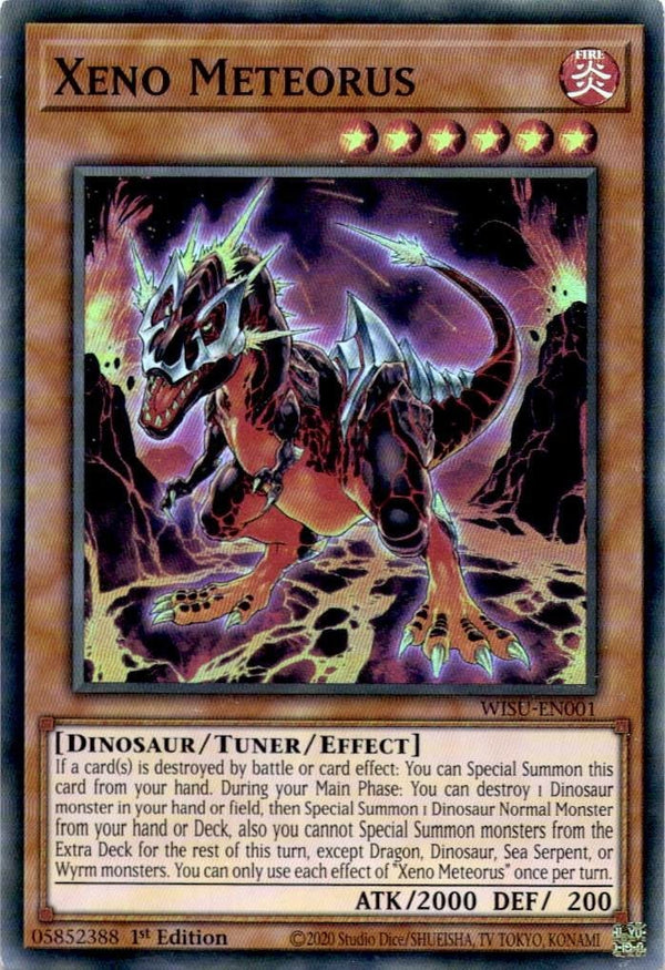 Yugioh Xeno Meteorus WISU-EN001 Super Rare 1st Edition LP