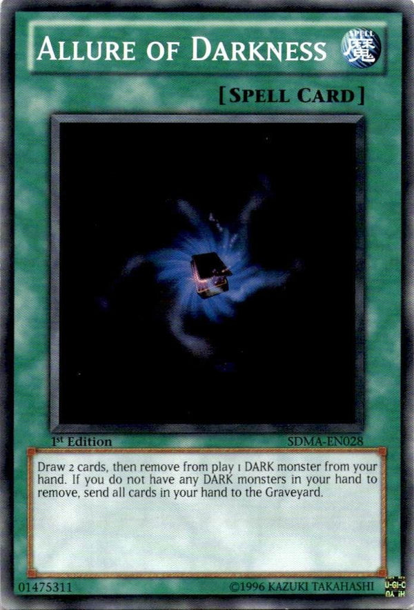 Yugioh Allure of Darkness SDMA-EN028 Common 1st Edition LP