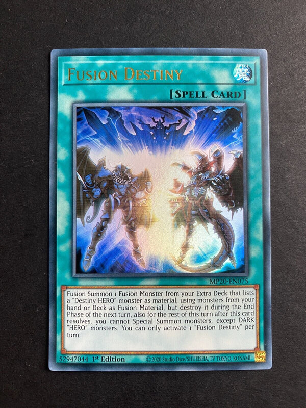 Yugioh Fusion Destiny MP20-EN075 Ultra Rare 1st Edition NM