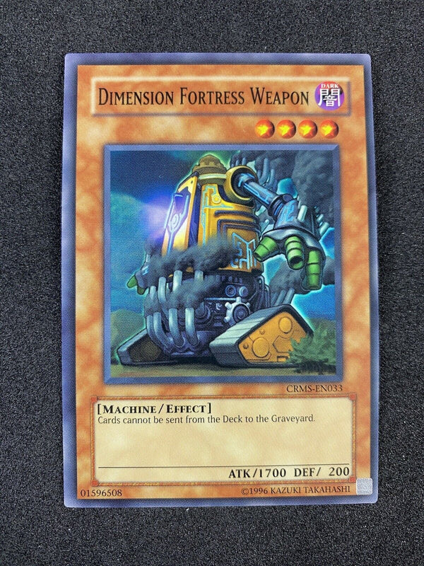 Yugioh Dimension Fortress Weapon CRMS-EN033 Super Rare Unlimited NM-Mint