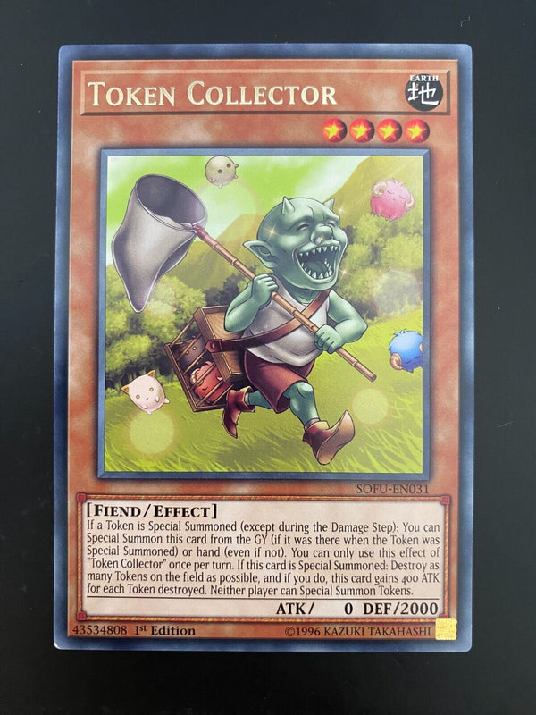 Yugioh Token Collector SOFU-EN031 Rare 1st Edition NM
