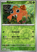 Pokemon Paras 046/165 Pokemon 151 Reverse Holo NM