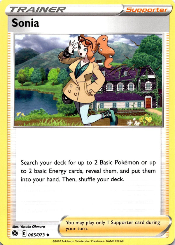 Pokemon Sonia 065/073 Champion's Path Non Holo NM
